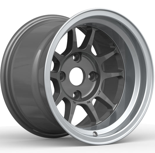 G23 [G14-03RSP] 14inch9.0J inset-25 4-114.3 ﾚｰｼﾝｸﾞｼﾙﾊﾞｰRP