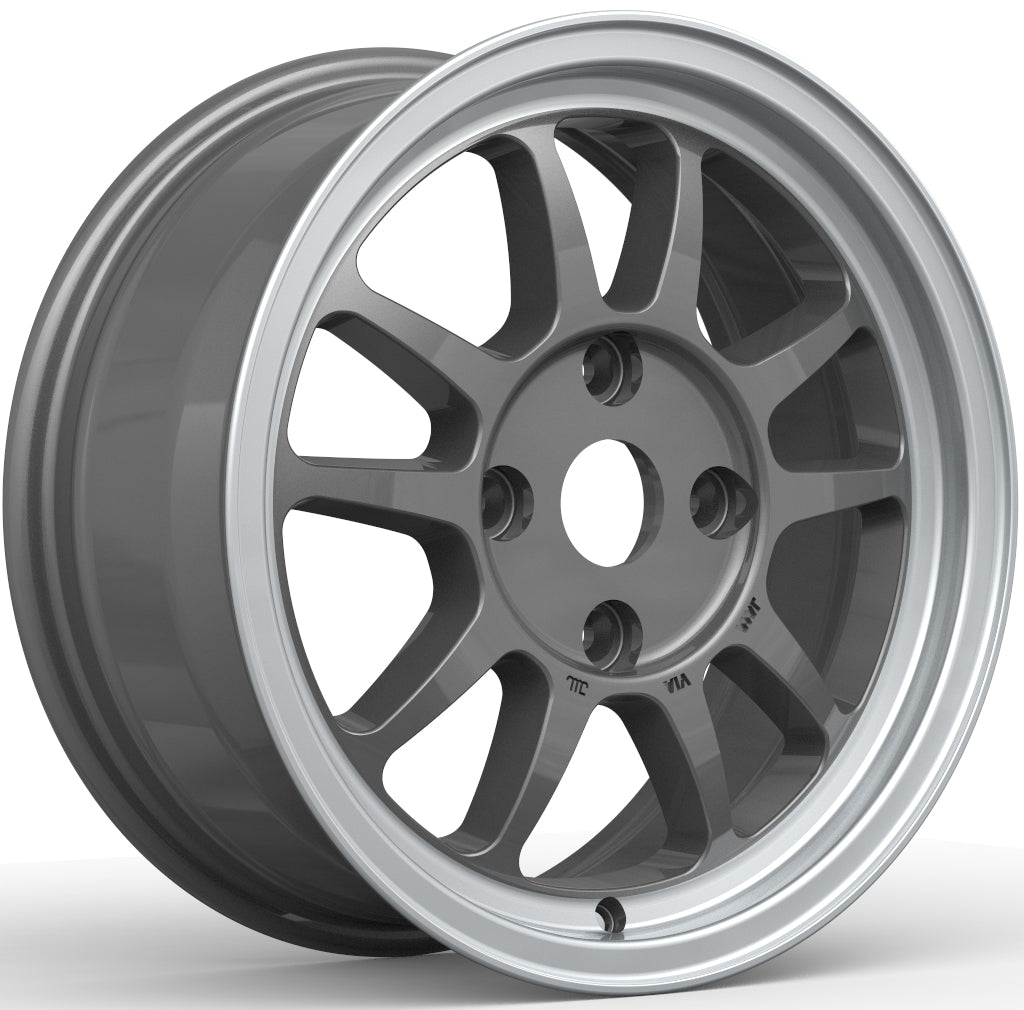 G23 [G15-01RSP] 15inch6.5J inset+38 4-100 ﾚｰｼﾝｸﾞｼﾙﾊﾞｰRP