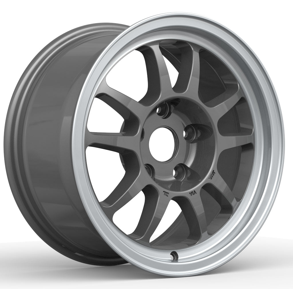 G23 [G15-12RSP] 15inch8.0J inset+30 5-114.3 ﾚｰｼﾝｸﾞｼﾙﾊﾞｰRP