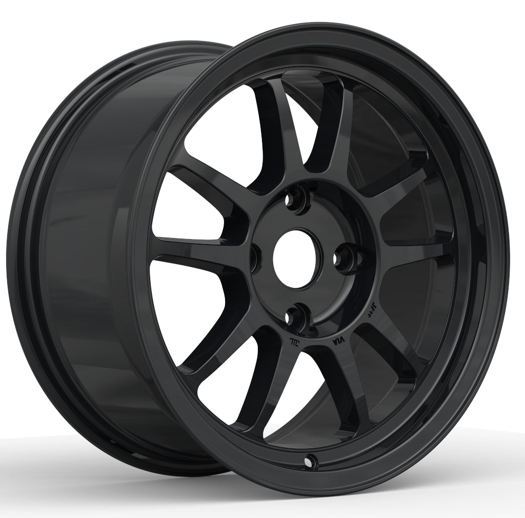 G23 [G16-28RB] 16inch8.0J inset+35 5-114.3 ﾚｰｼﾝｸﾞﾌﾞﾗｯｸ