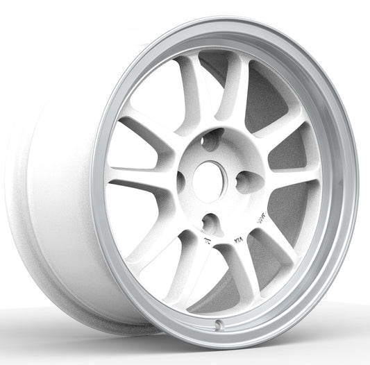 G23 [G16-23RWP] 16inch8.0J inset+30 4-100 ﾚｰｼﾝｸﾞﾎﾜｲﾄRP